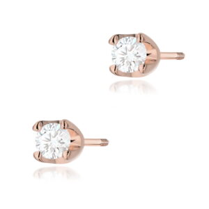 Kolczyki Diament 2 x 0,10ct sztyft zakręcany