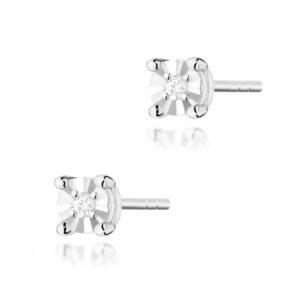 Kolczyki Diament 2 x 0,01ct
