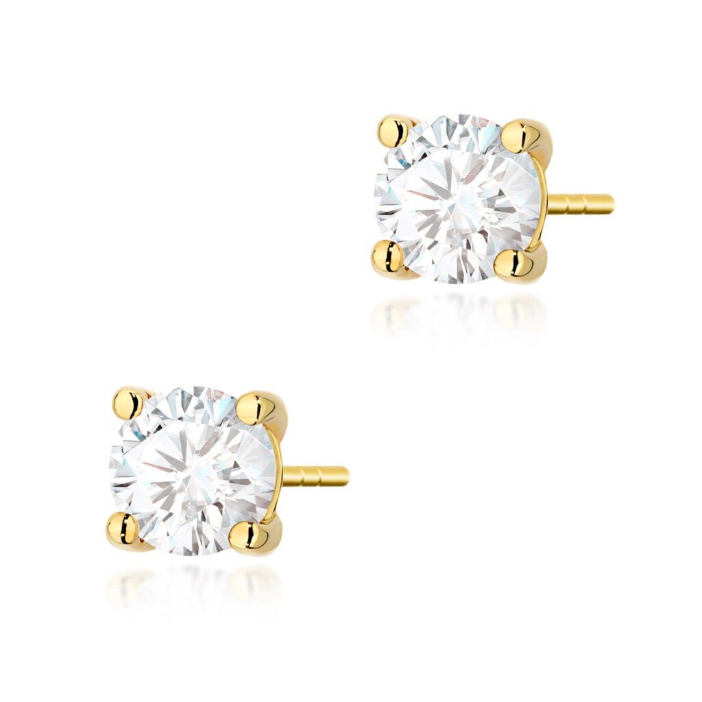 Kolczyki  Diament 2 x 1.00ct - widok 1