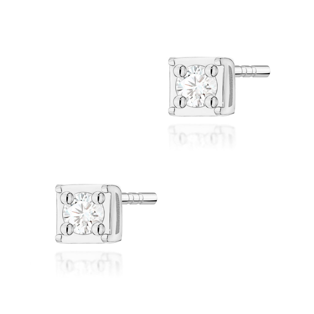 Kolczyki  Diament 2 x 0,03ct - widok 1