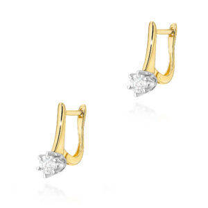 Kolczyki Diament Laboratoryjny 2 x 0,08ct