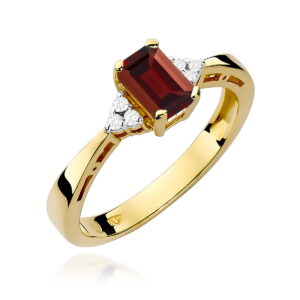 Pierścionek Granat 0,70ct