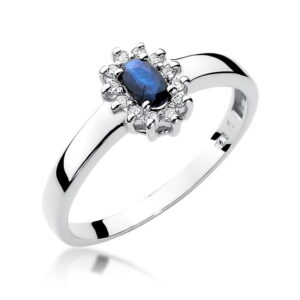 Pierścionek Szafir 0,30ct
