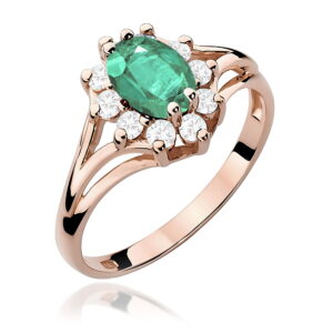 Pierścionek Szmaragd 0,80ct