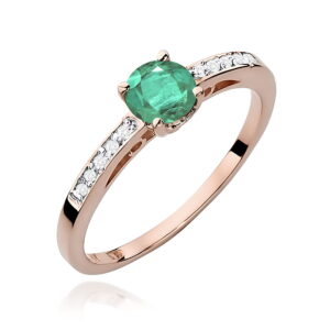 Pierścionek Szmaragd 0,50ct