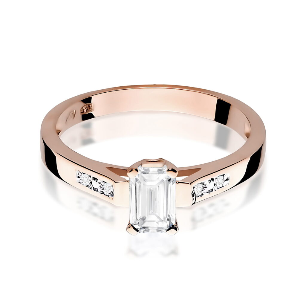 Pierścionek  Diament Laboratoryjny 0,60ct - widok 2