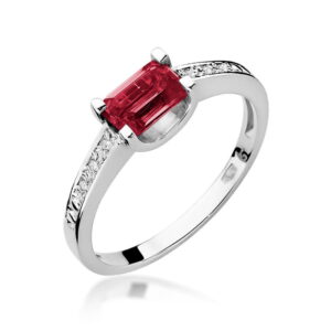 Pierścionek Rubin 0,80ct