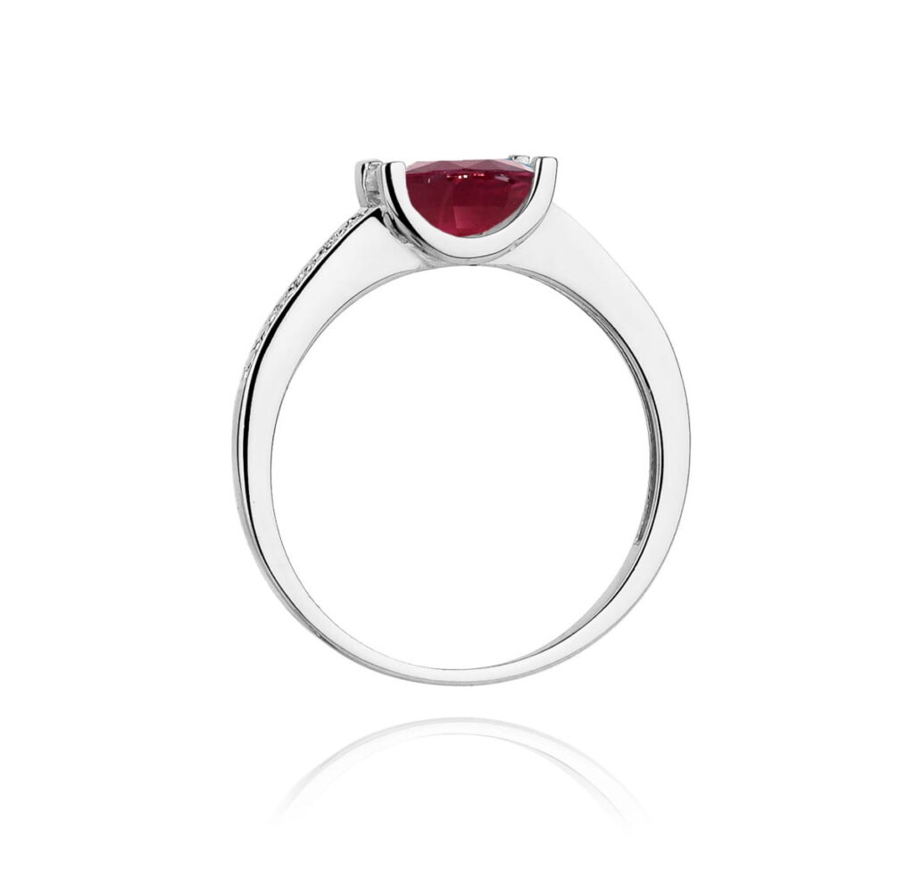Pierścionek  Rubin 0,80ct - widok 3