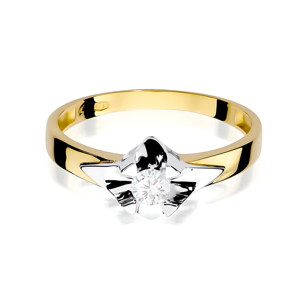 Pierścionek  Diament 0,23ct - widok 2