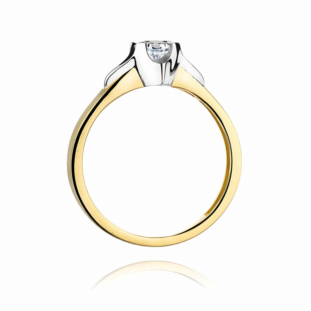 Pierścionek  Diament 0,23ct - widok 3