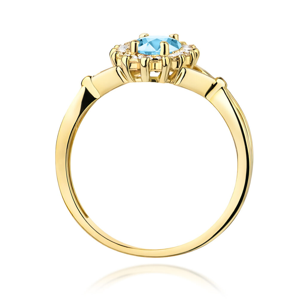 Pierścionek  Topaz Swiss 0,90ct - widok 3