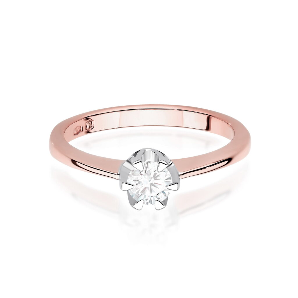 Pierścionek  Diament 0,40ct - widok 2