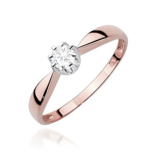 Pierścionek Diament Laboratoryjny 0,15ct