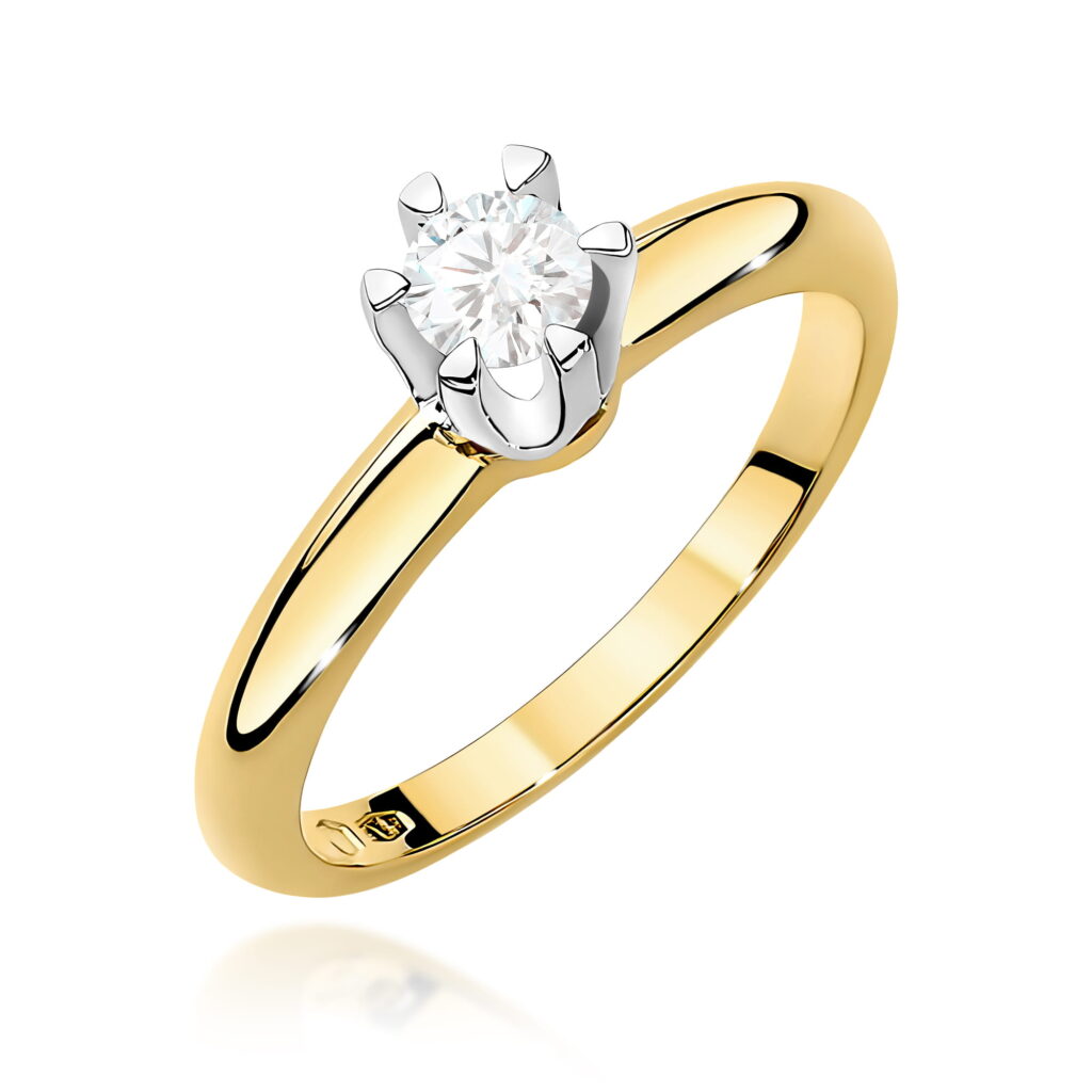 Pierścionek  Diament 0,30ct - widok 1