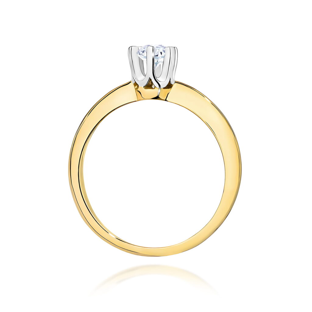Pierścionek  Diament 0,30ct - widok 3