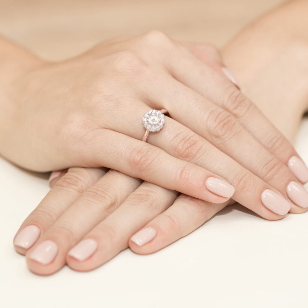 Pierścionek  Diament laboratoryjny 0,50ct - widok 4