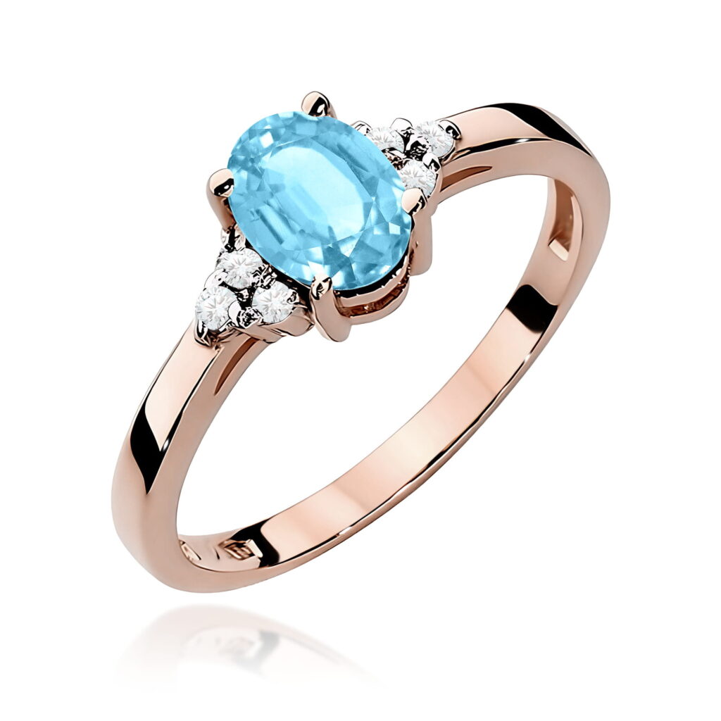 Pierścionek  Topaz Swiss 0,90ct - widok 1