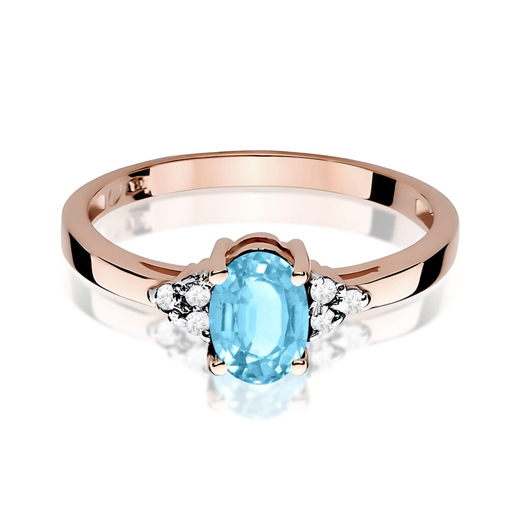 Pierścionek  Topaz Swiss 0,90ct - widok 2