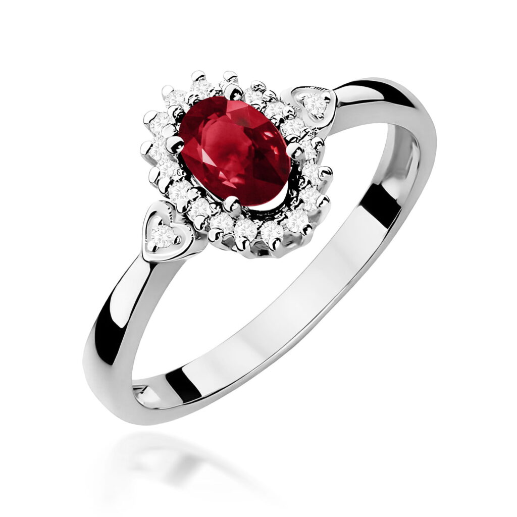 Pierścionek  Granat 0,50ct - widok 1
