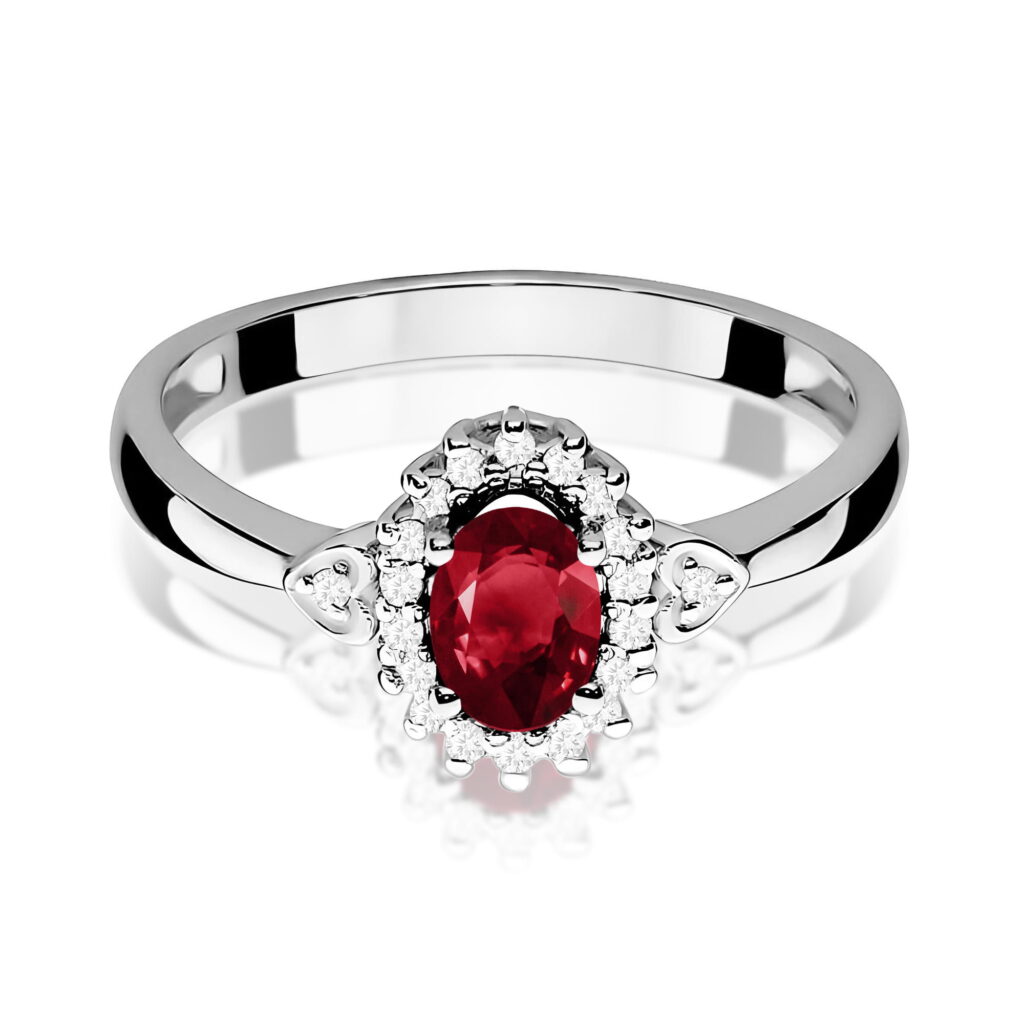 Pierścionek  Granat 0,50ct - widok 2