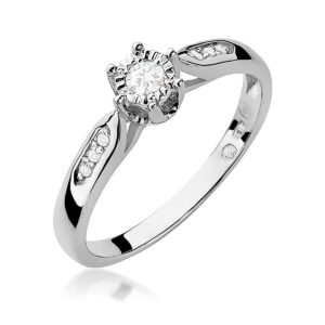 Pierścionek Diament 0,08ct