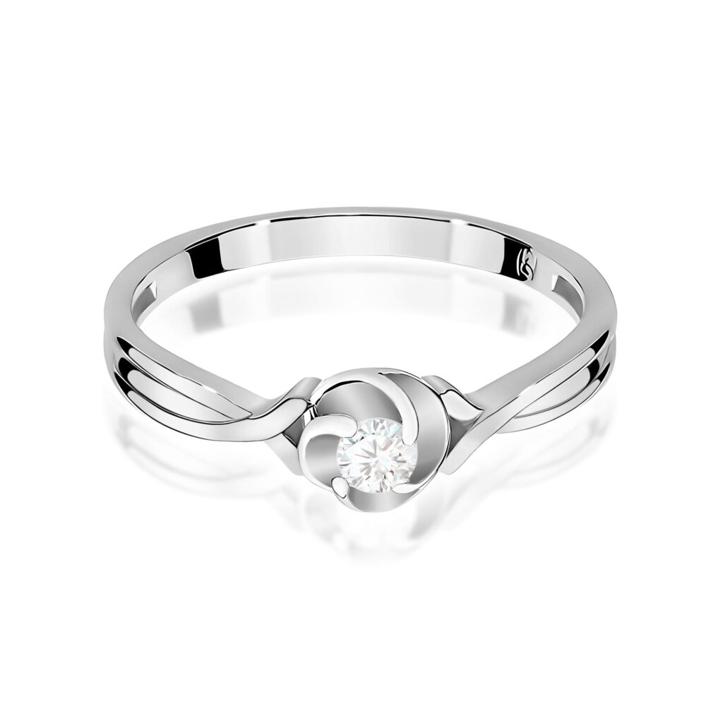 Pierścionek  Diament Laboratoryjny 0,10ct - widok 2