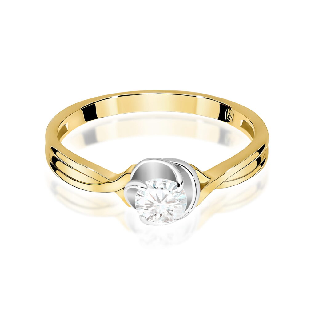 Pierścionek  Diament 0,30ct - widok 2