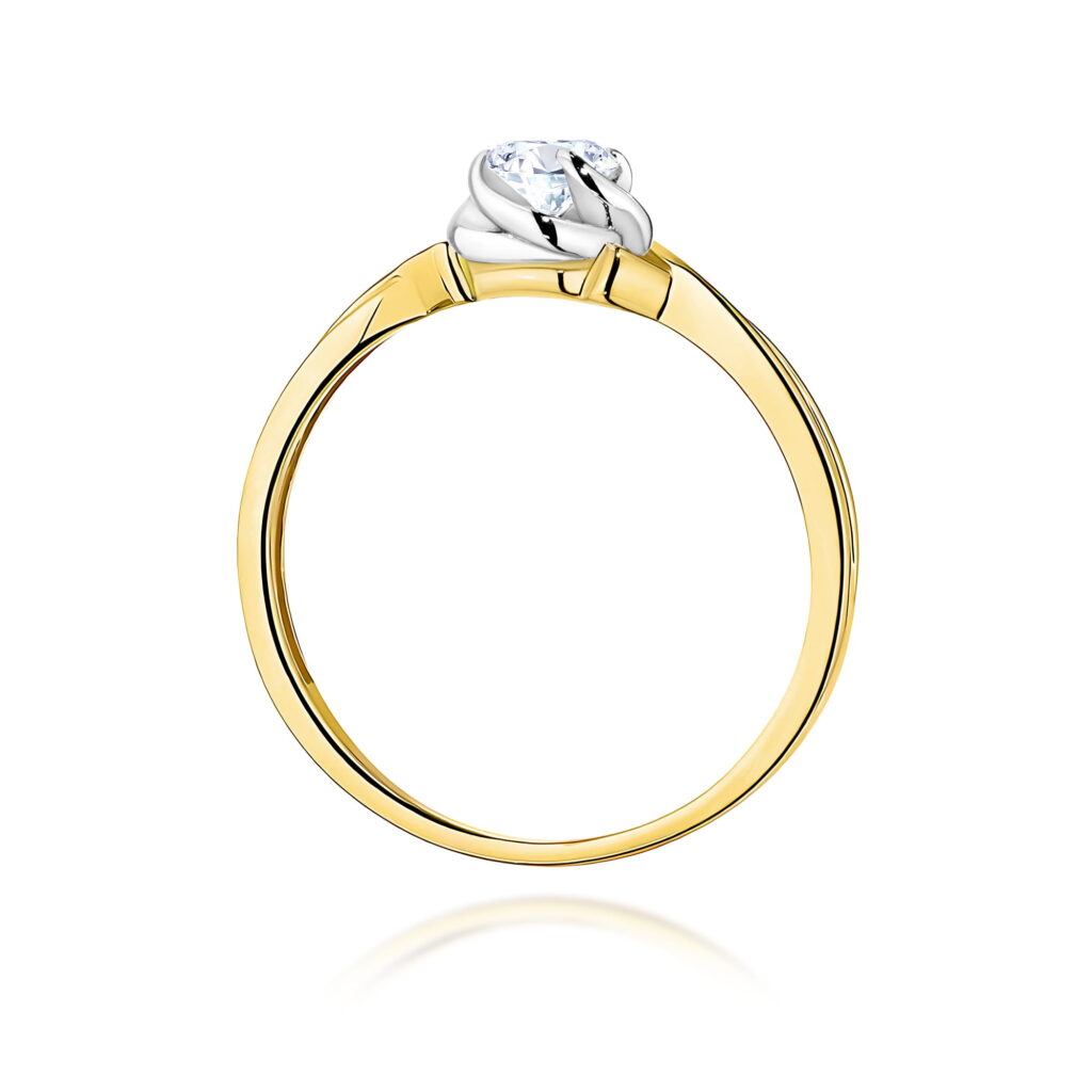 Pierścionek  Diament 0,30ct - widok 3