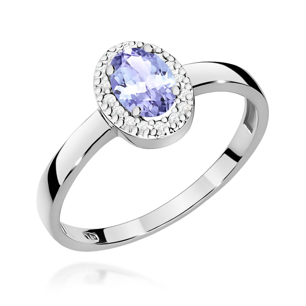 Pierścionek  Tanzanit 0,40ct - widok 1