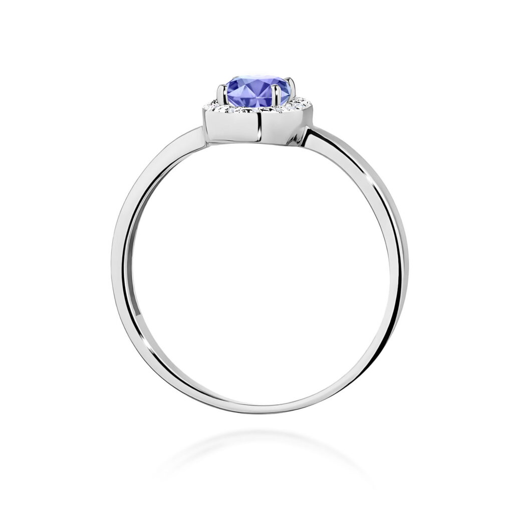 Pierścionek  Tanzanit 0,40ct - widok 3