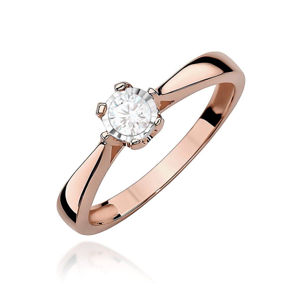 Pierścionek  Diament 0,20ct - widok 1