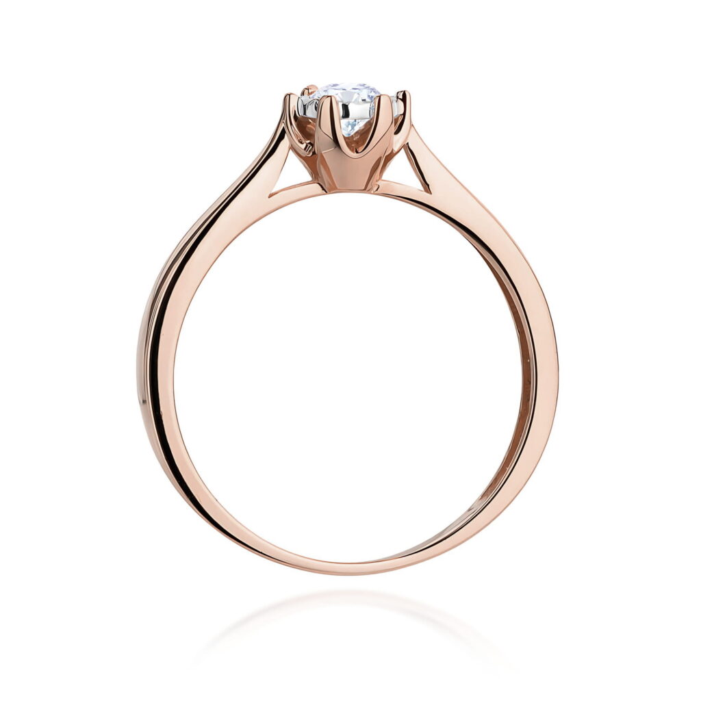Pierścionek  Diament 0,20ct - widok 3