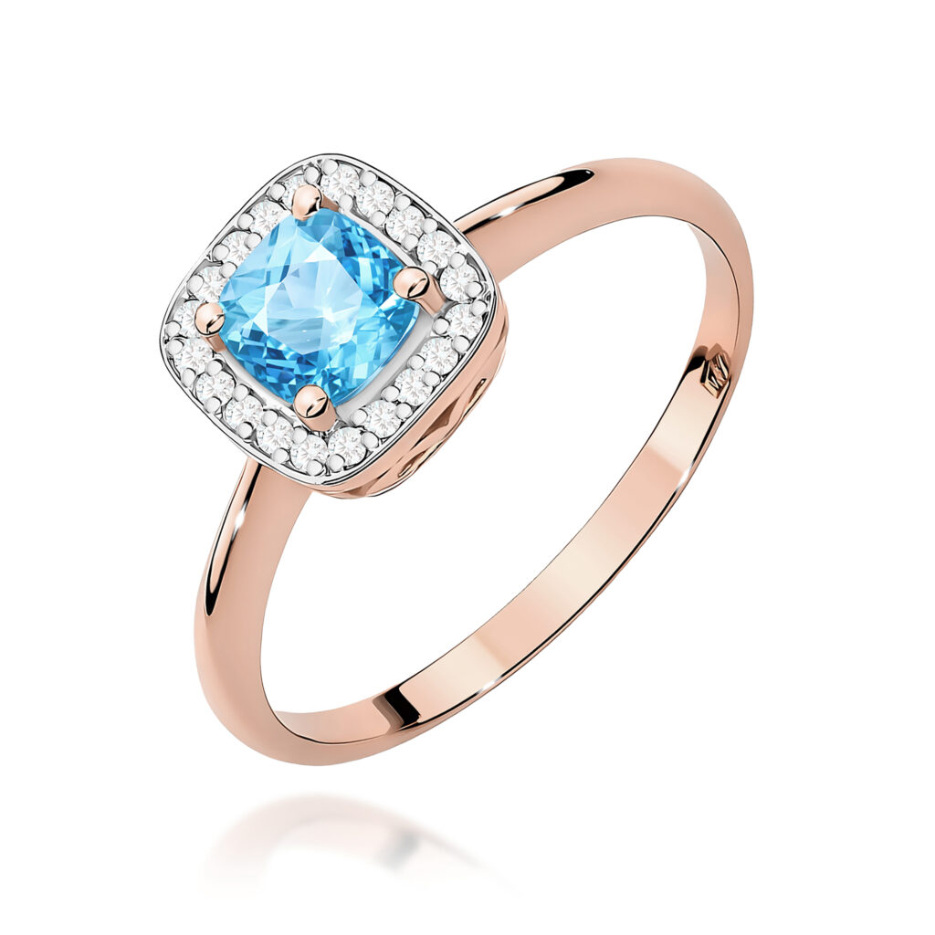Pierścionek  Topaz Swiss 0,70ct - widok 1