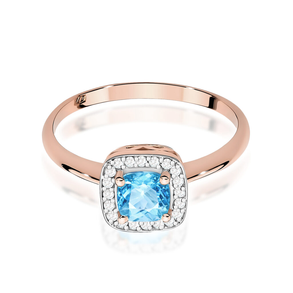 Pierścionek  Topaz Swiss 0,70ct - widok 2