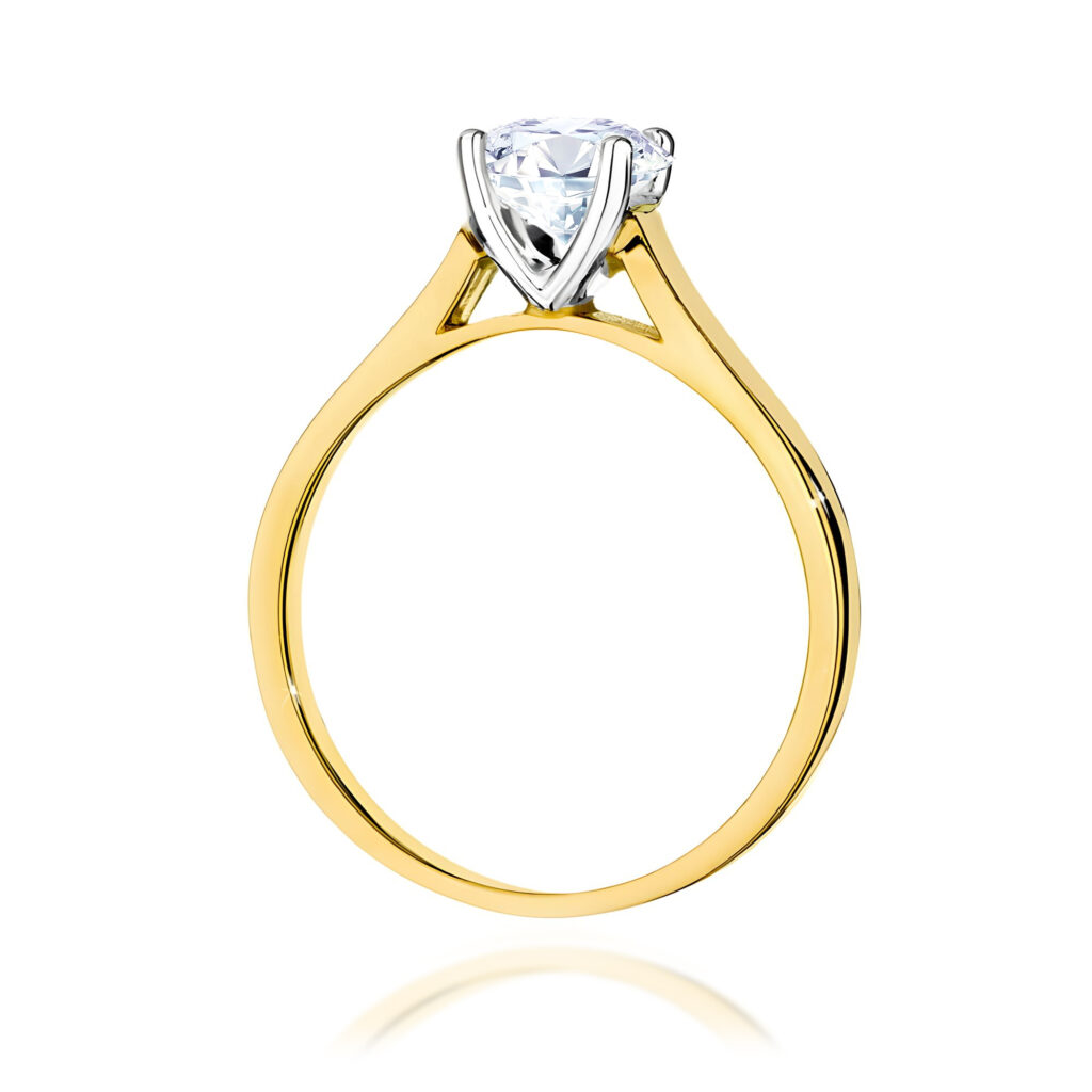 Pierścionek  Diament 1,00ct - widok 3