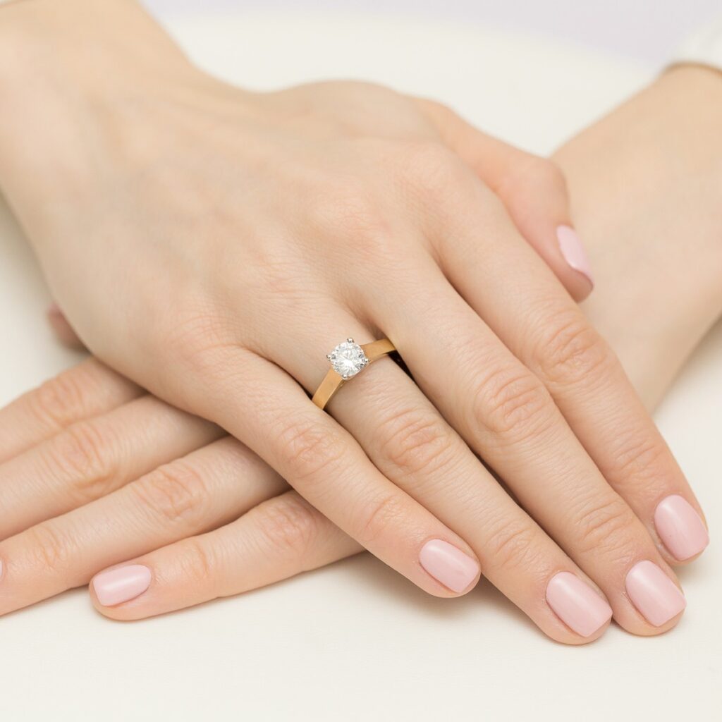 Pierścionek  Diament 1,00ct - widok 4