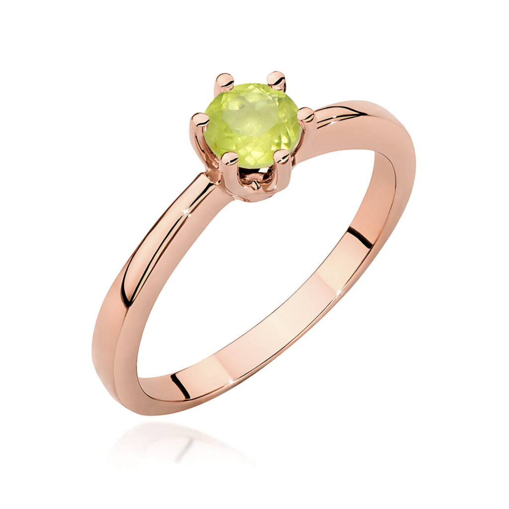 Pierścionek  oliwin 0,60ct - widok 1