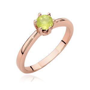 Pierścionek oliwin 0,60ct