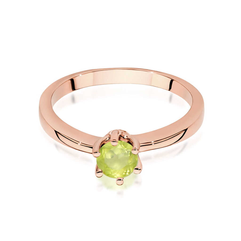 Pierścionek  oliwin 0,60ct - widok 2