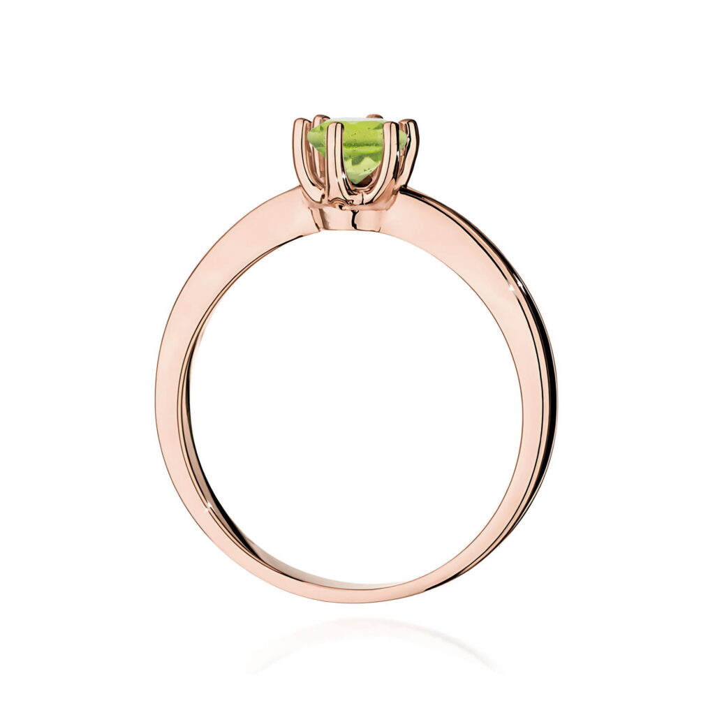 Pierścionek  oliwin 0,60ct - widok 3