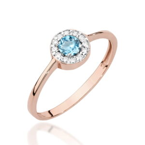 Pierścionek Topaz Swiss 0,25ct