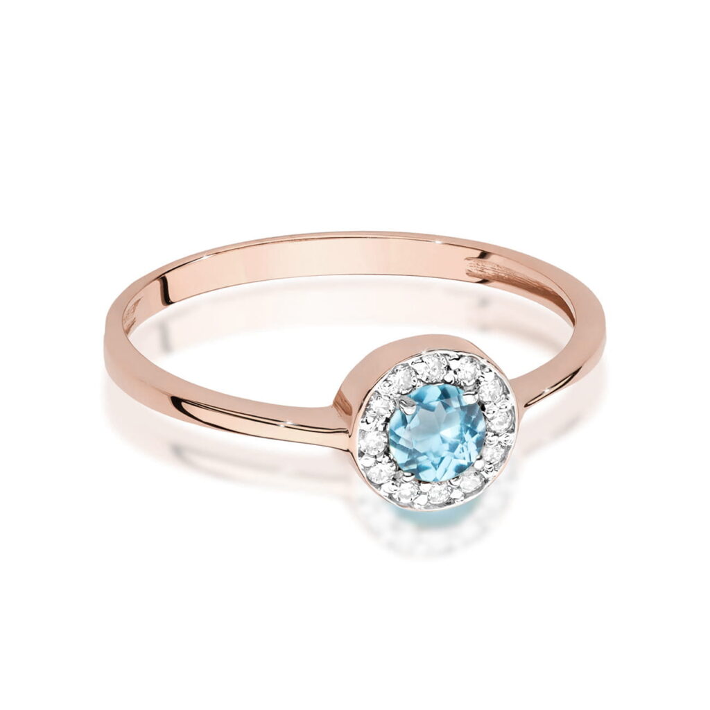 Pierścionek  Topaz Swiss 0,25ct - widok 2