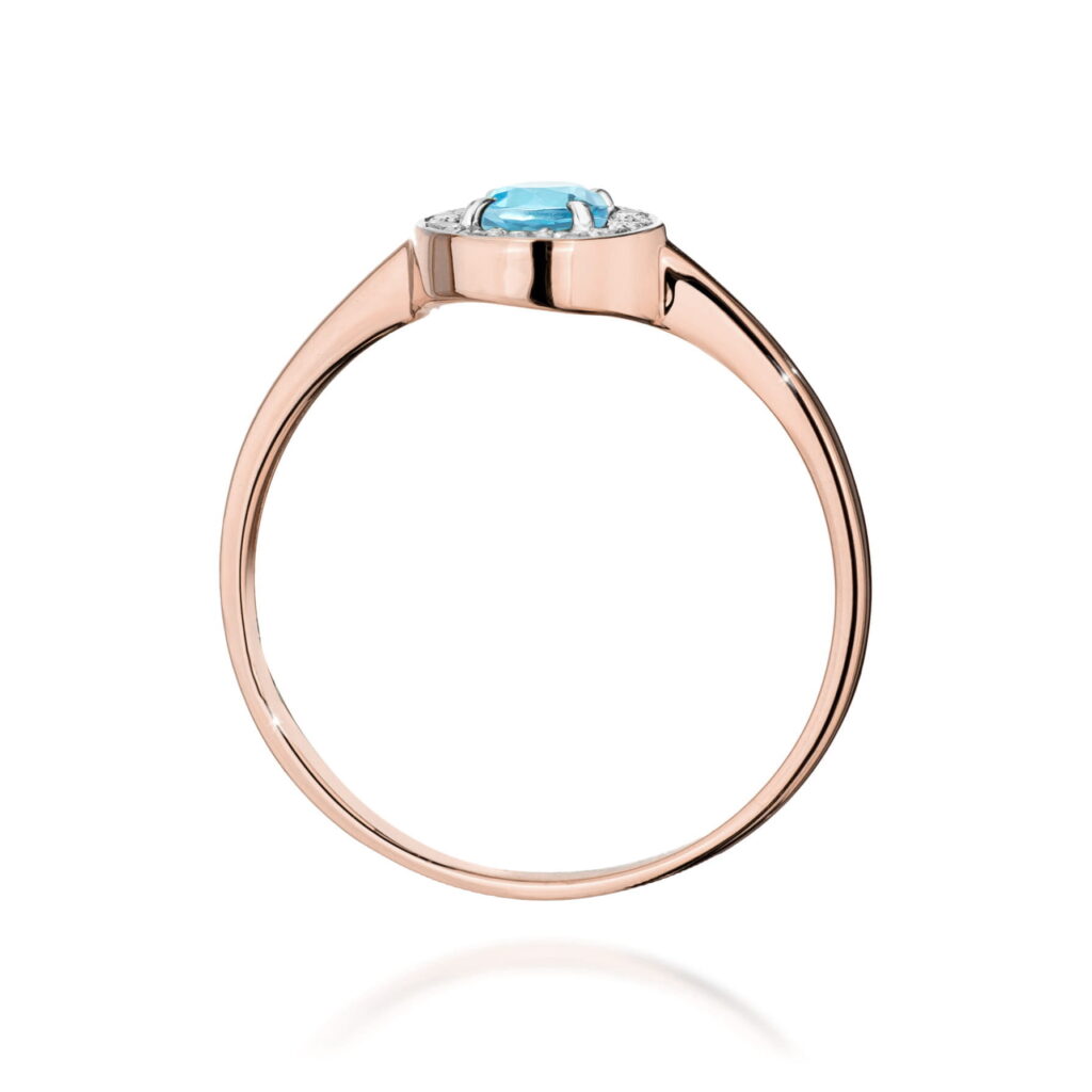 Pierścionek  Topaz Swiss 0,25ct - widok 3