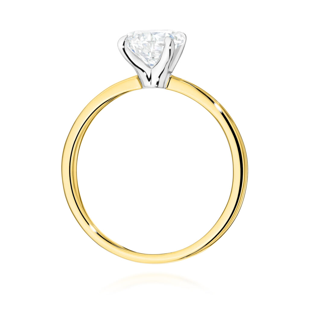 Pierścionek  Diament Laboratoryjny 1,50ct - widok 3