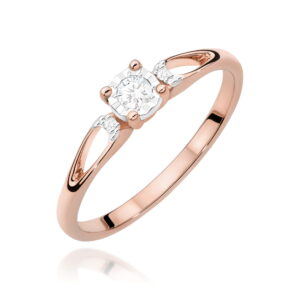 Pierścionek Diament 0,08ct