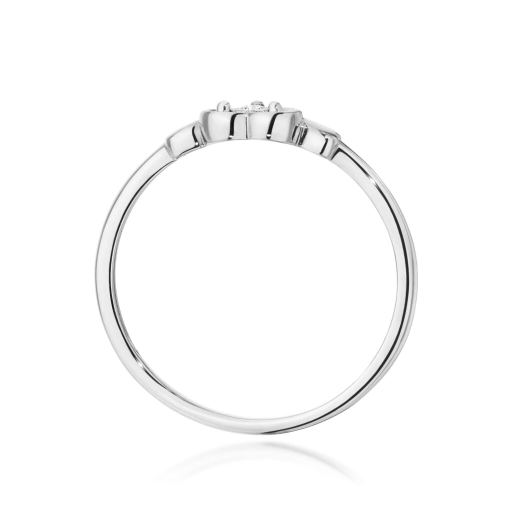Pierścionek  Diament 0,03ct - widok 3