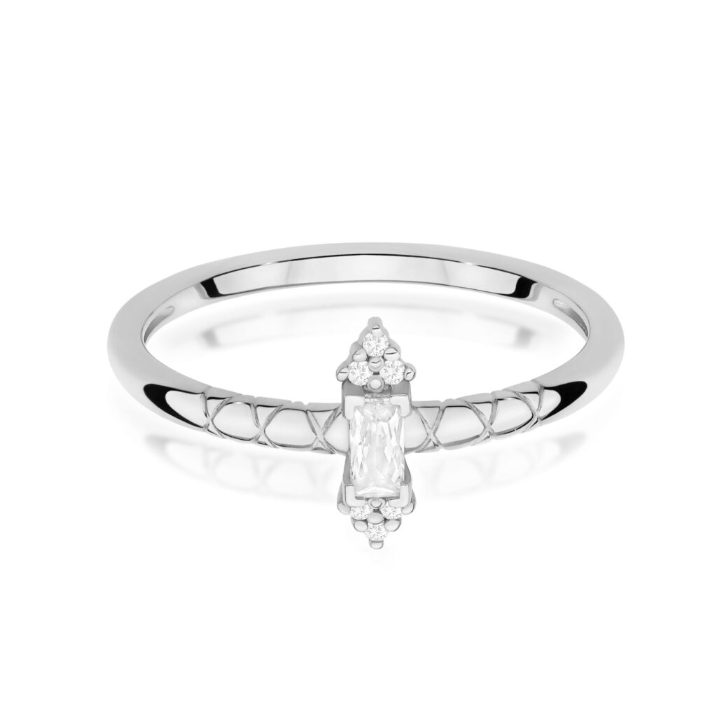 Pierścionek  Diament 0,13ct - widok 2