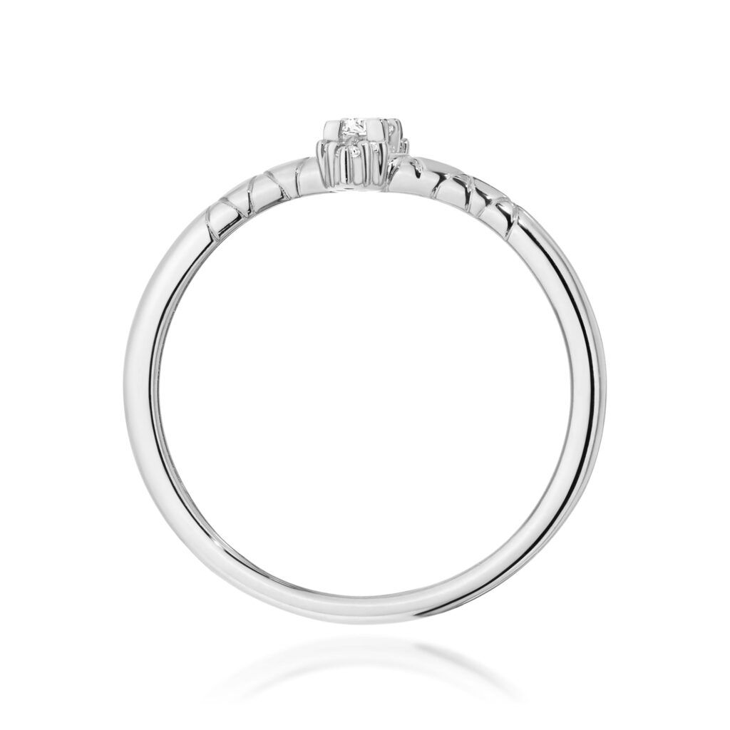 Pierścionek  Diament 0,13ct - widok 3