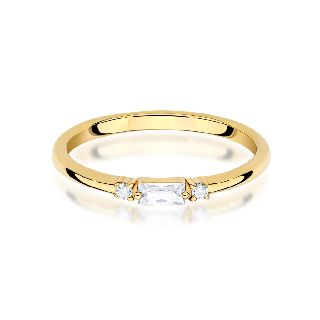 Pierścionek  Diament 0,13ct - widok 2