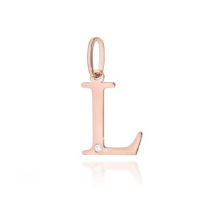 Zawieszka Diament 0,005ct - litera L -